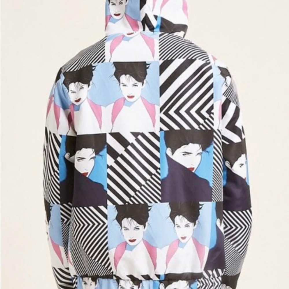 GUCCI LIKE NWOT-⭐️FOREVER 21  Patrick Nagel anorak 1980s!!EXTREMELY HARD TO FIND